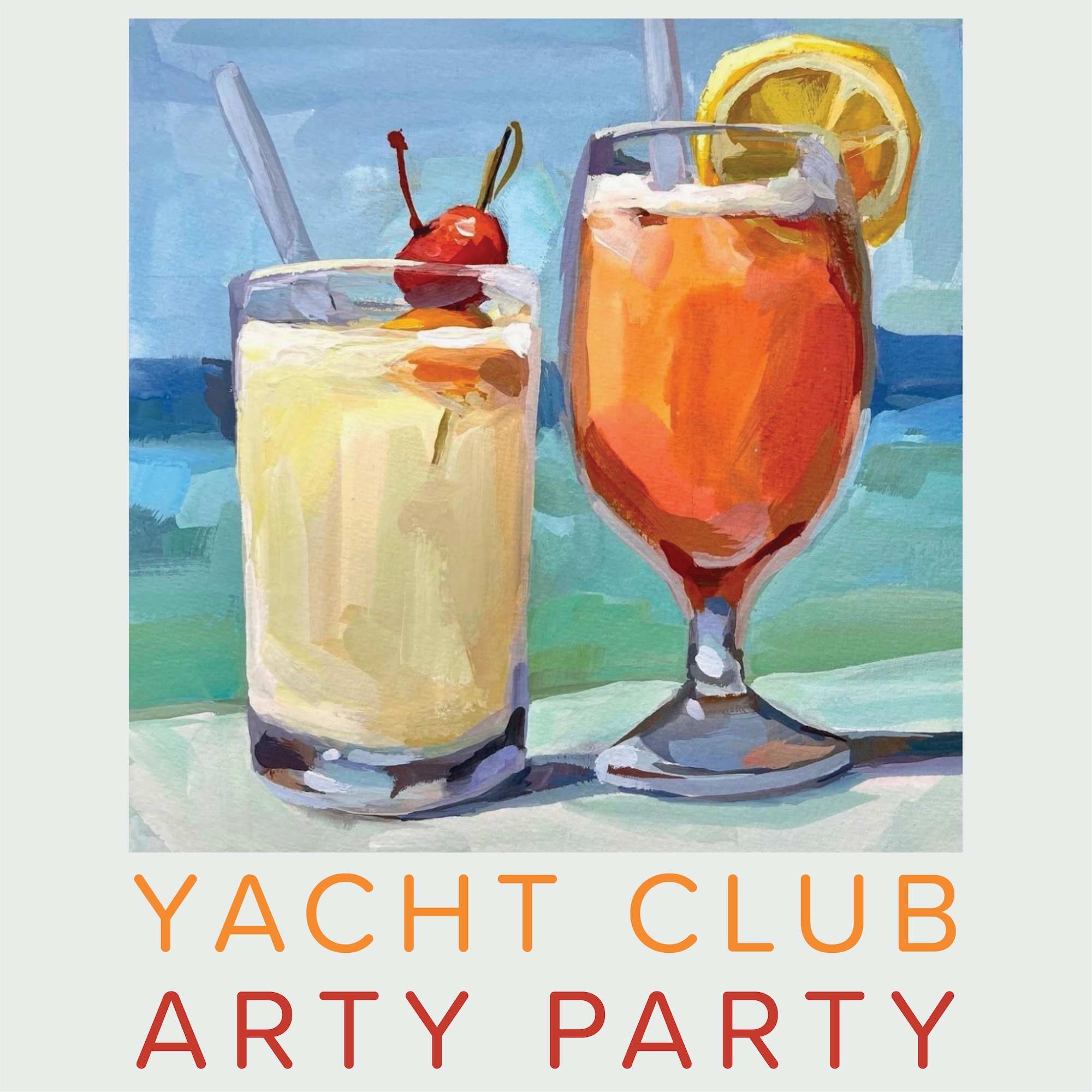 1 DAY EVENT - Paint Along at the Yacht Club - Sunday, March 8th - 11am-2pm - Spring 2026